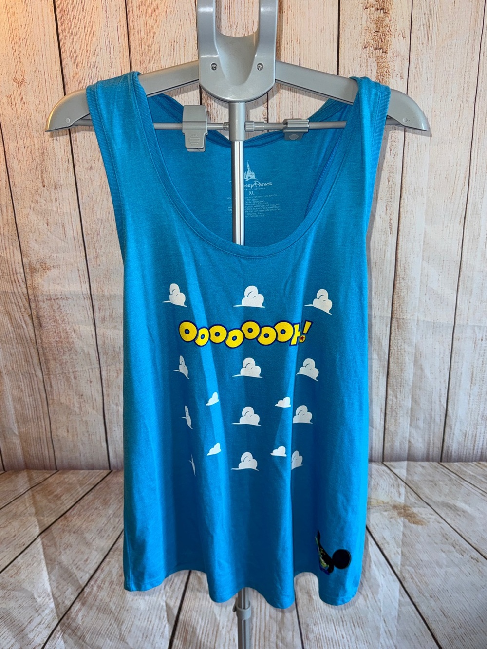 Disney Parks Toy Story Clouds Green Alien Ooooooooh Tank Top Women’s XL